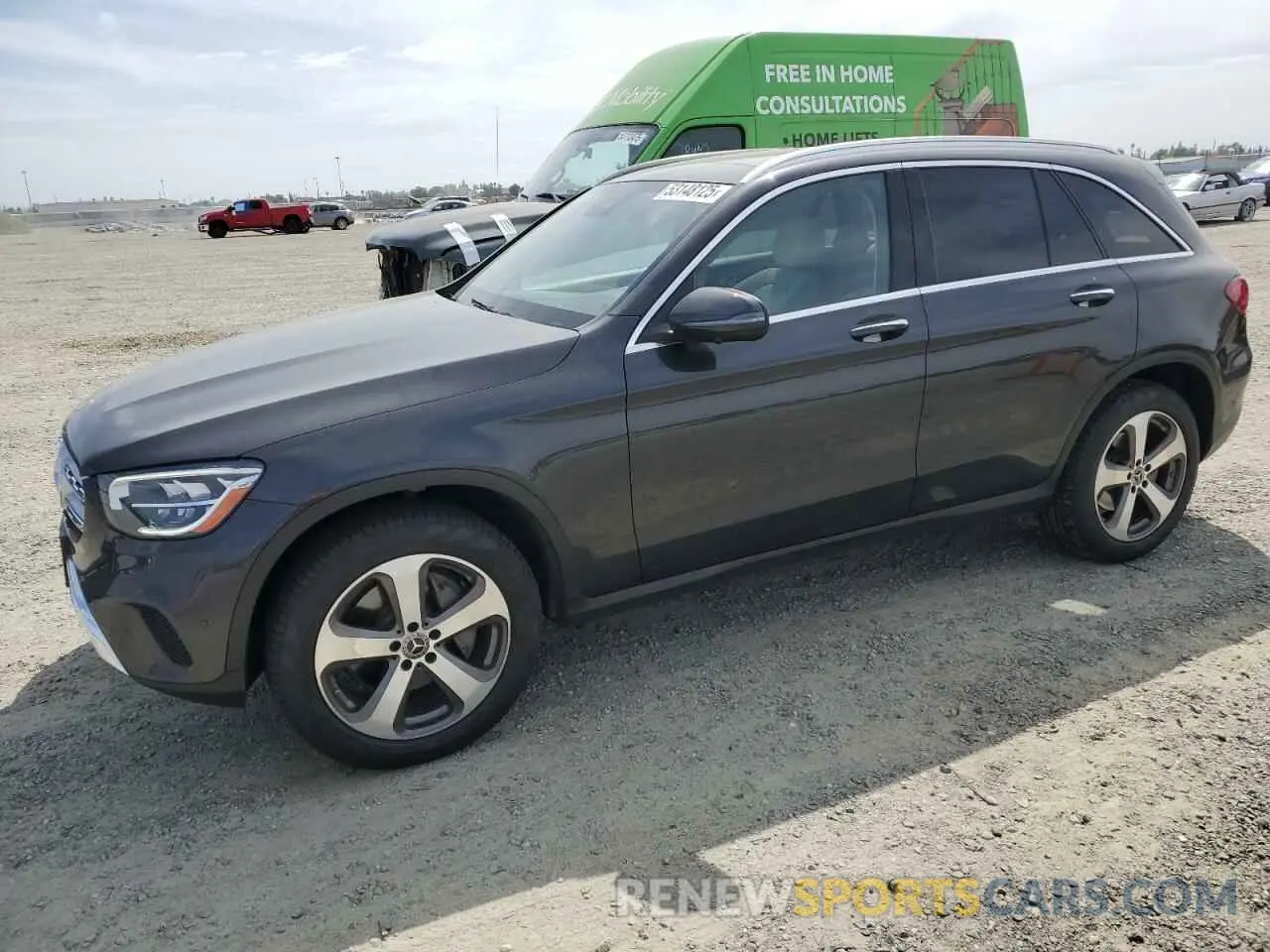 1 Photograph of a damaged car W1N0G8EB1MF924477 MERCEDES-BENZ GLC-CLASS 2021