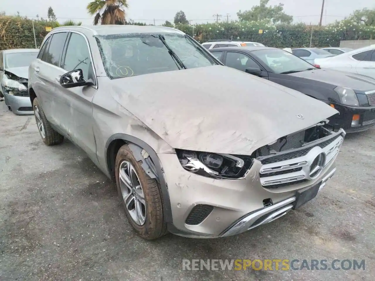 1 Photograph of a damaged car W1N0G8EB2MF868601 MERCEDES-BENZ GLC-CLASS 2021