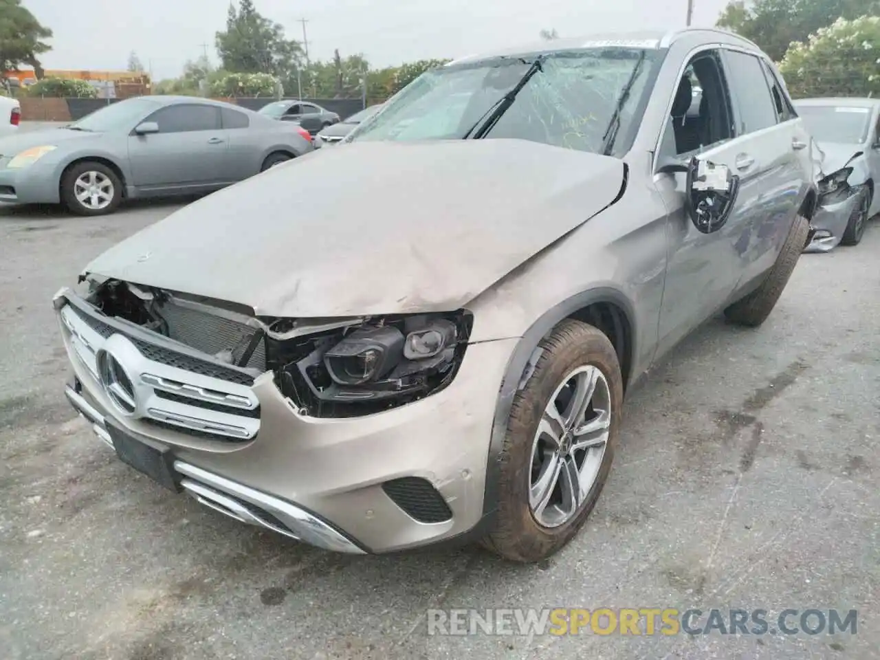 2 Photograph of a damaged car W1N0G8EB2MF868601 MERCEDES-BENZ GLC-CLASS 2021