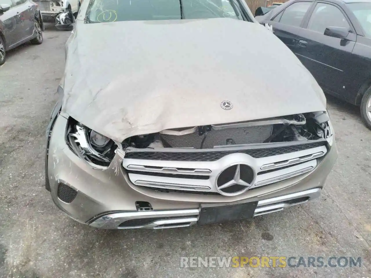 9 Photograph of a damaged car W1N0G8EB2MF868601 MERCEDES-BENZ GLC-CLASS 2021