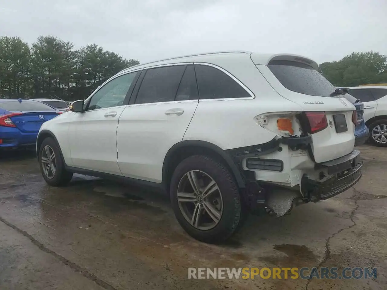 2 Photograph of a damaged car W1N0G8EB2MF876780 MERCEDES-BENZ GLC-CLASS 2021