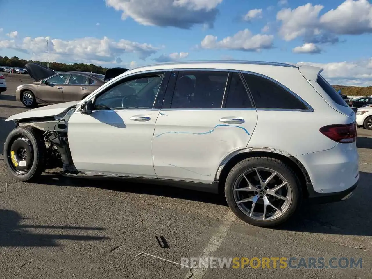 2 Photograph of a damaged car W1N0G8EB2MF915187 MERCEDES-BENZ GLC-CLASS 2021