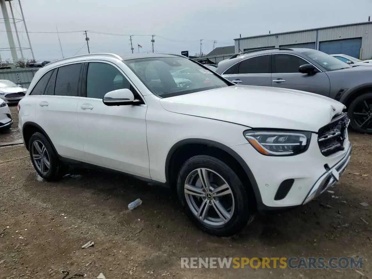 4 Photograph of a damaged car W1N0G8EB2MV287492 MERCEDES-BENZ GLC-CLASS 2021