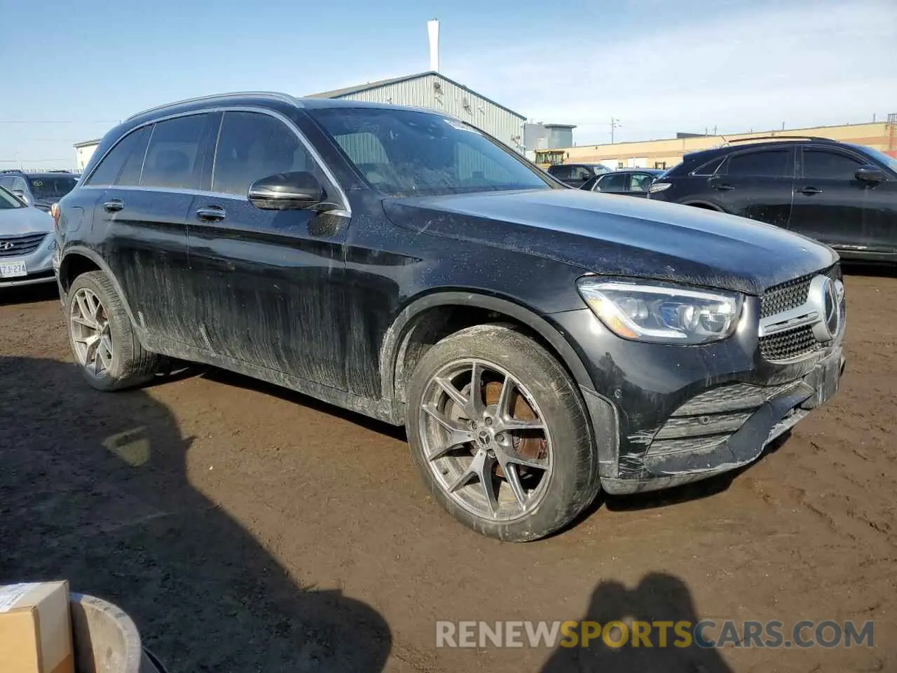 4 Photograph of a damaged car W1N0G8EB2MV300547 MERCEDES-BENZ GLC-CLASS 2021