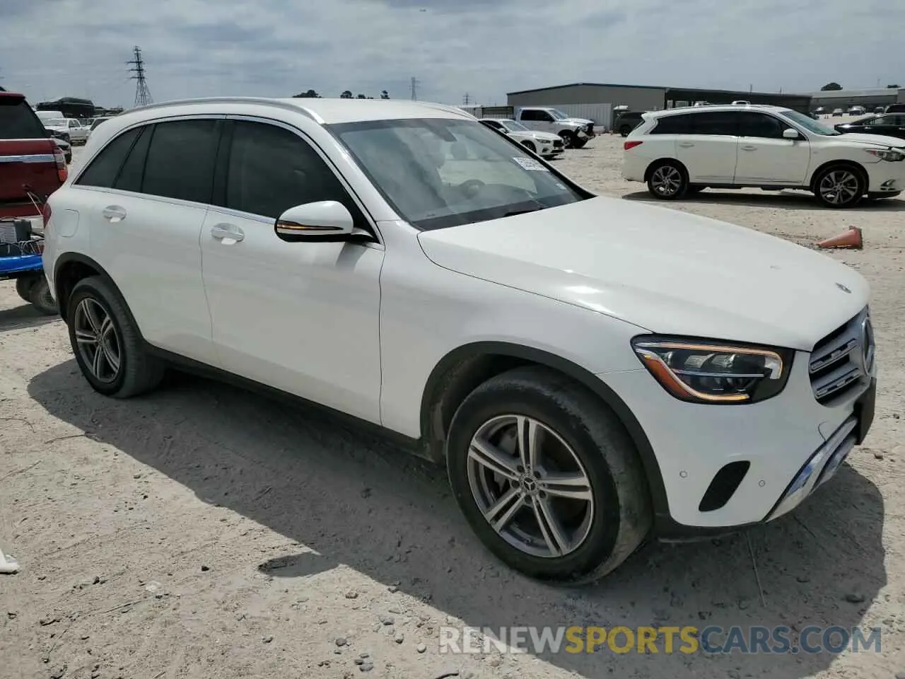 4 Photograph of a damaged car W1N0G8EB2MV308163 MERCEDES-BENZ GLC-CLASS 2021
