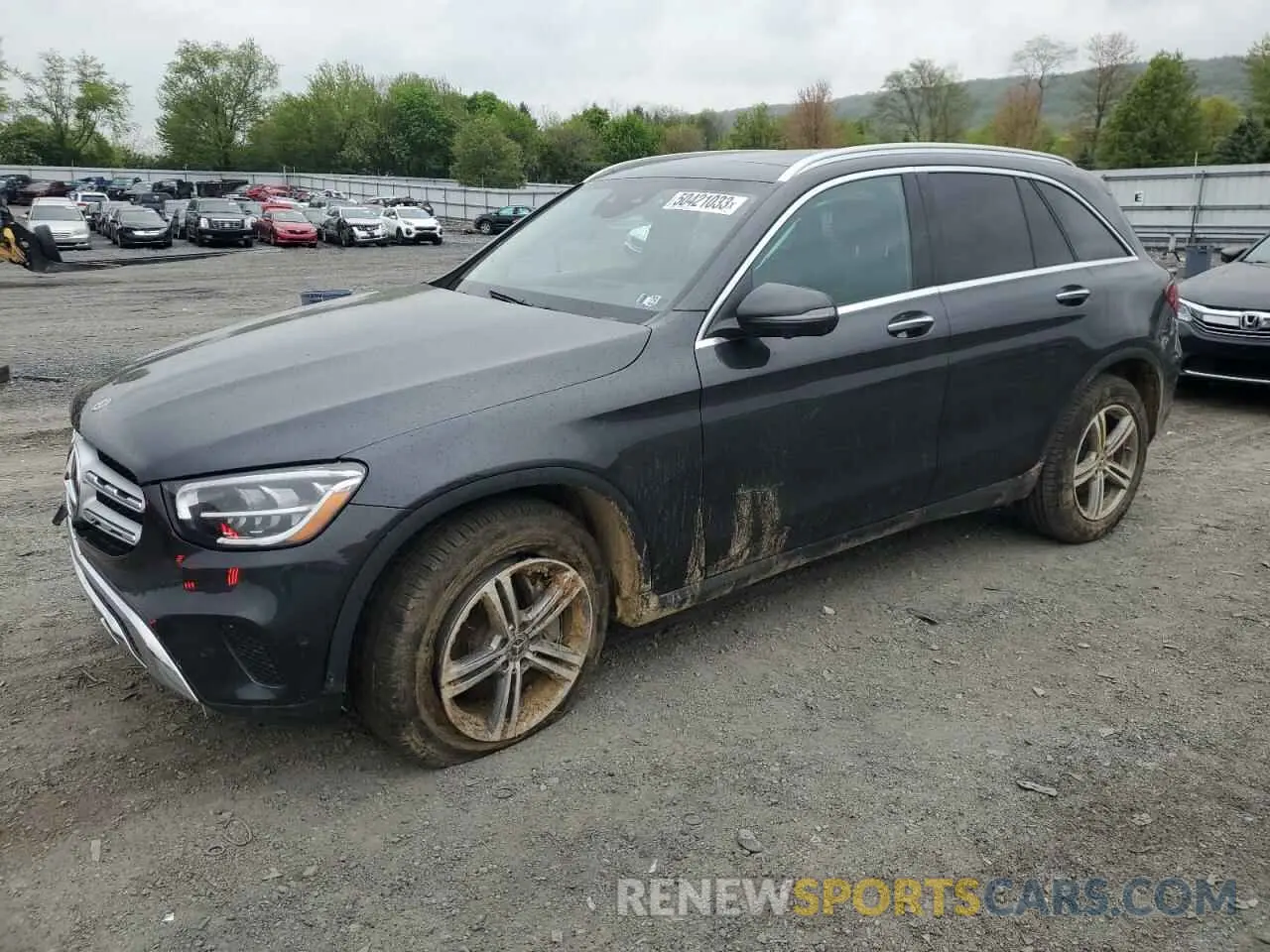 1 Photograph of a damaged car W1N0G8EB3MF961269 MERCEDES-BENZ GLC-CLASS 2021