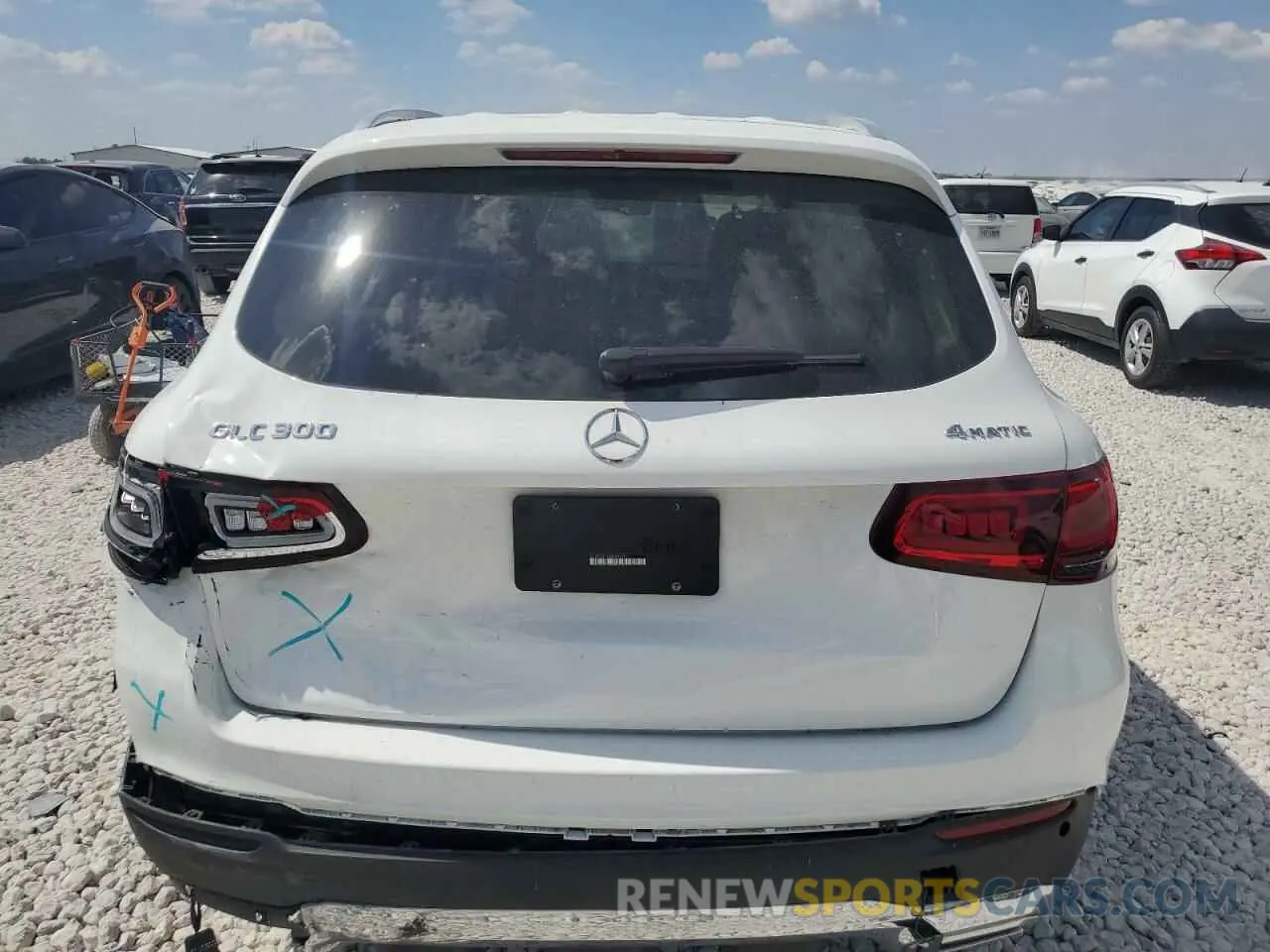 6 Photograph of a damaged car W1N0G8EB3MF992781 MERCEDES-BENZ GLC-CLASS 2021