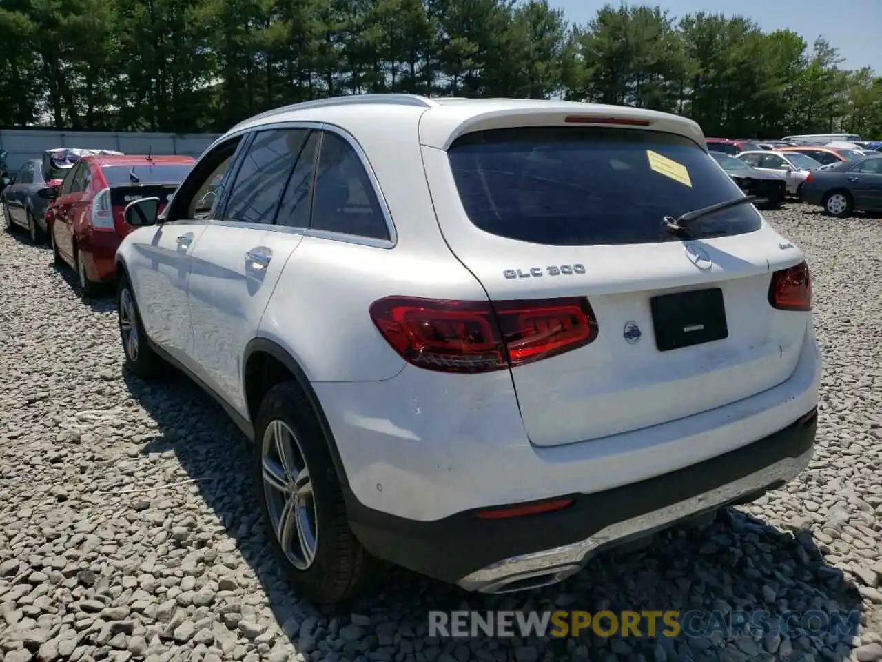 3 Photograph of a damaged car W1N0G8EB4MF882905 MERCEDES-BENZ GLC-CLASS 2021