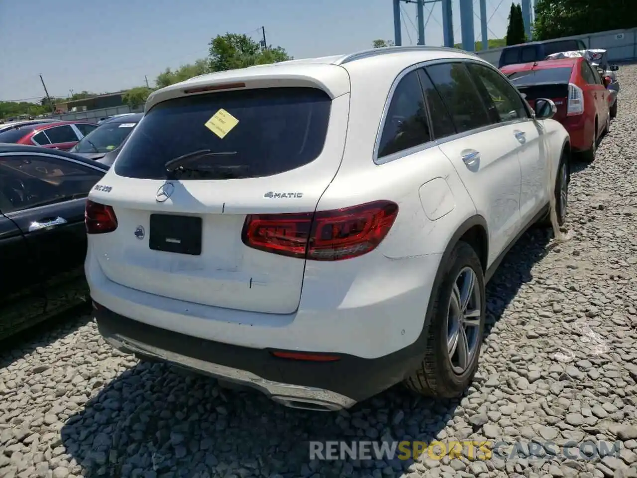 4 Photograph of a damaged car W1N0G8EB4MF882905 MERCEDES-BENZ GLC-CLASS 2021