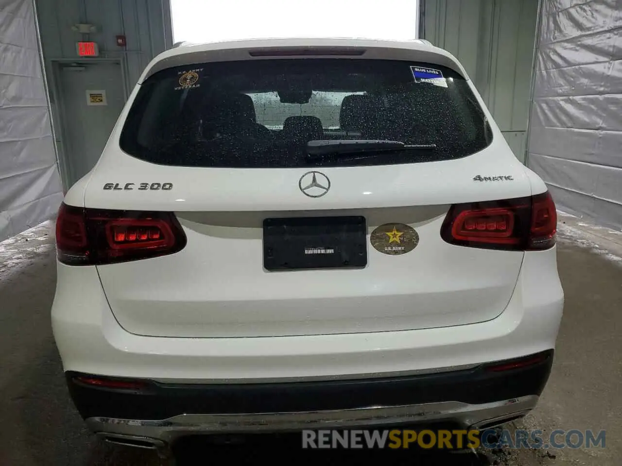 6 Photograph of a damaged car W1N0G8EB4MF903963 MERCEDES-BENZ GLC-CLASS 2021