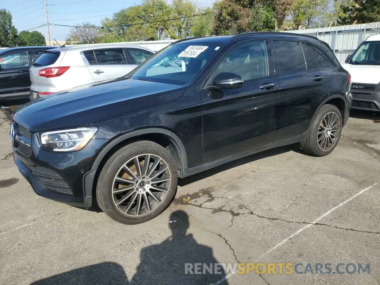 1 Photograph of a damaged car W1N0G8EB4MF933402 MERCEDES-BENZ GLC-CLASS 2021
