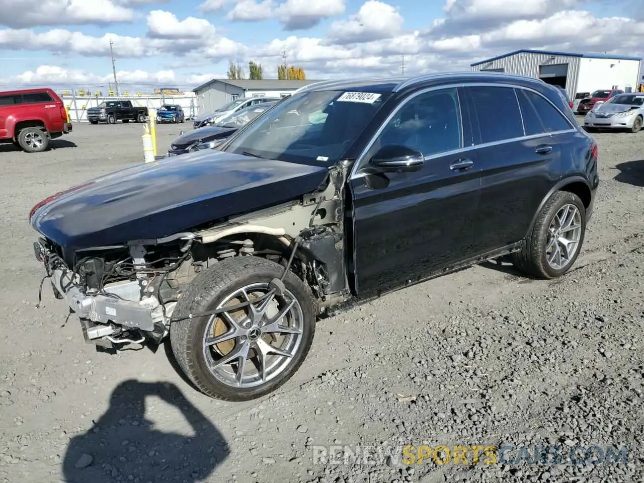 1 Photograph of a damaged car W1N0G8EB5MF880046 MERCEDES-BENZ GLC-CLASS 2021