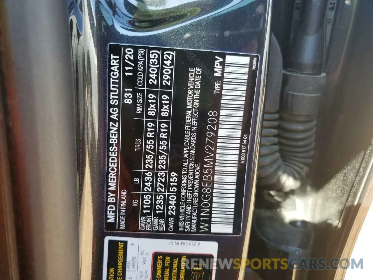 15 Photograph of a damaged car W1N0G8EB5MV279208 MERCEDES-BENZ GLC-CLASS 2021