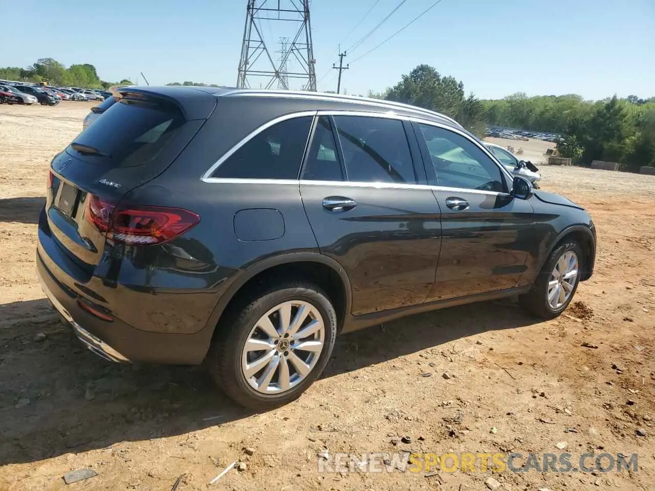 3 Photograph of a damaged car W1N0G8EB5MV279208 MERCEDES-BENZ GLC-CLASS 2021