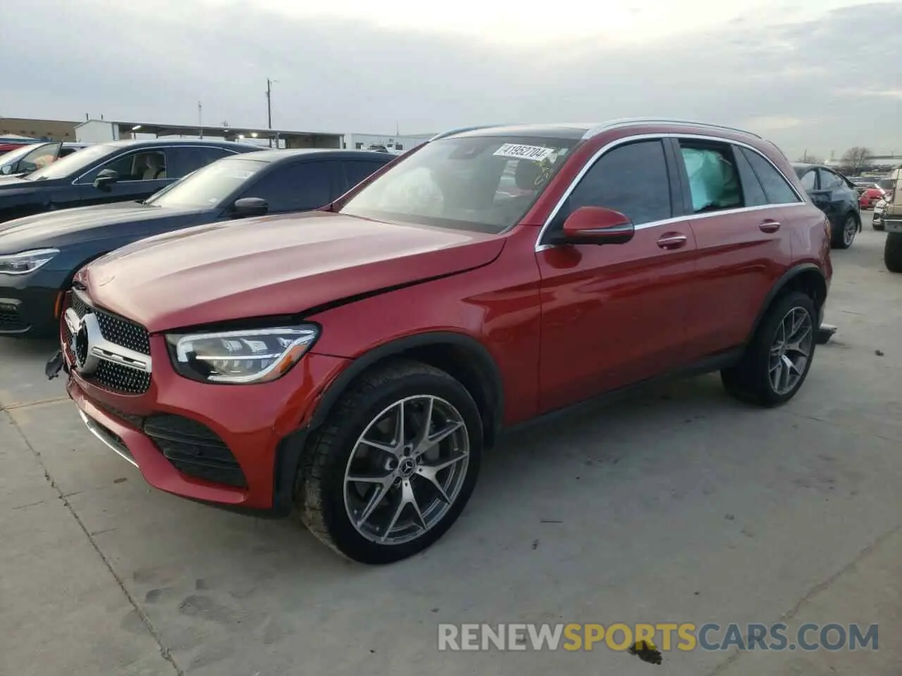 1 Photograph of a damaged car W1N0G8EB5MV322719 MERCEDES-BENZ GLC-CLASS 2021