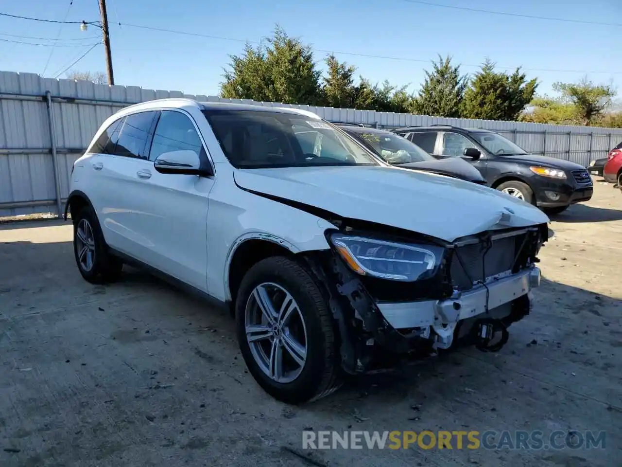 1 Photograph of a damaged car W1N0G8EB7MF869999 MERCEDES-BENZ GLC-CLASS 2021