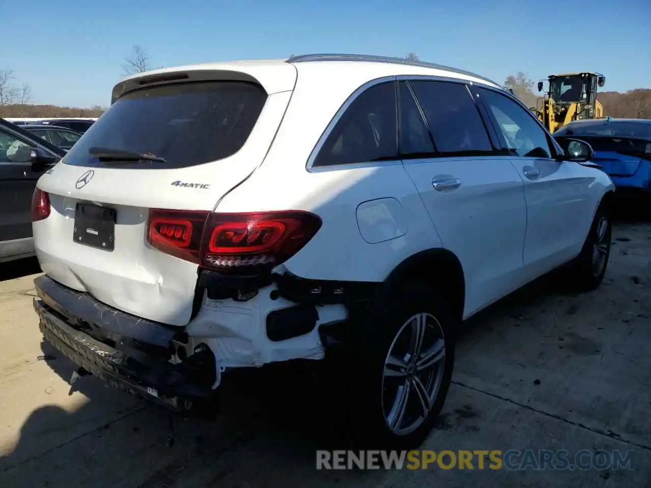 4 Photograph of a damaged car W1N0G8EB7MF869999 MERCEDES-BENZ GLC-CLASS 2021