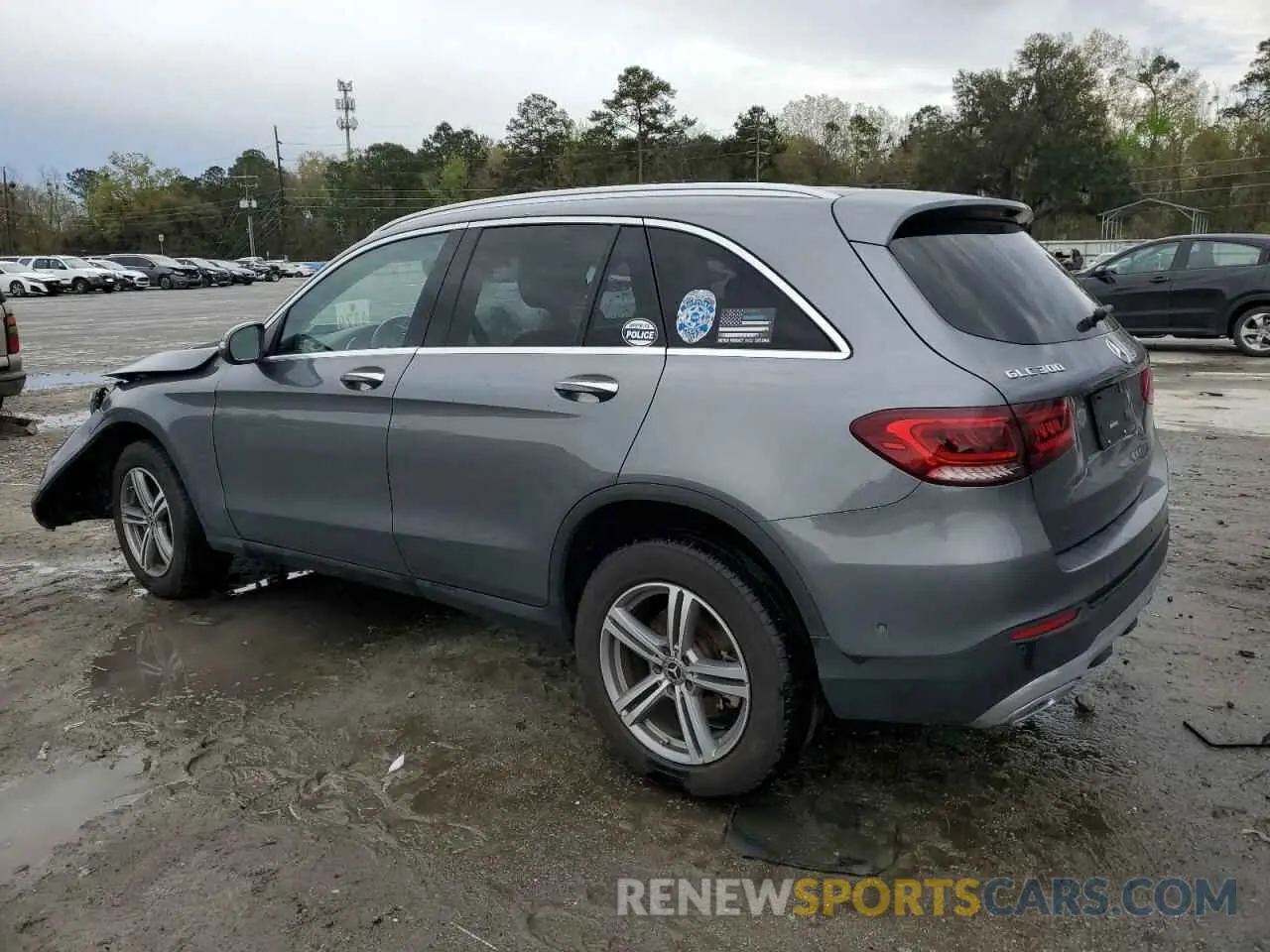 2 Photograph of a damaged car W1N0G8EB7MV306439 MERCEDES-BENZ GLC-CLASS 2021