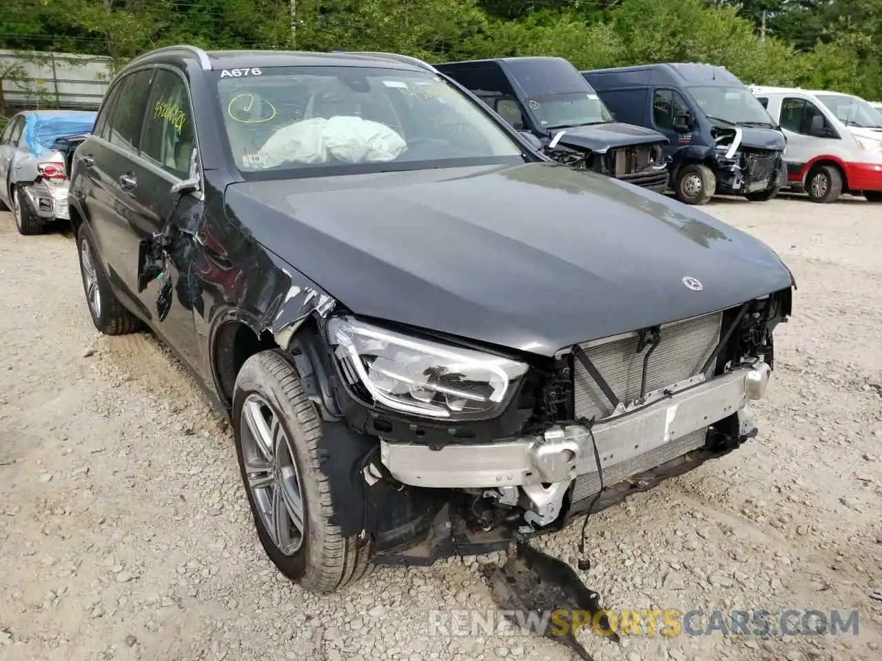 1 Photograph of a damaged car W1N0G8EB7MV310006 MERCEDES-BENZ GLC-CLASS 2021