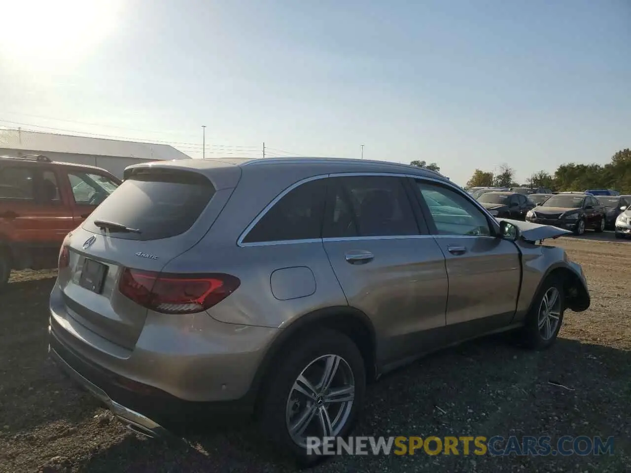 3 Photograph of a damaged car W1N0G8EB9MF885122 MERCEDES-BENZ GLC-CLASS 2021