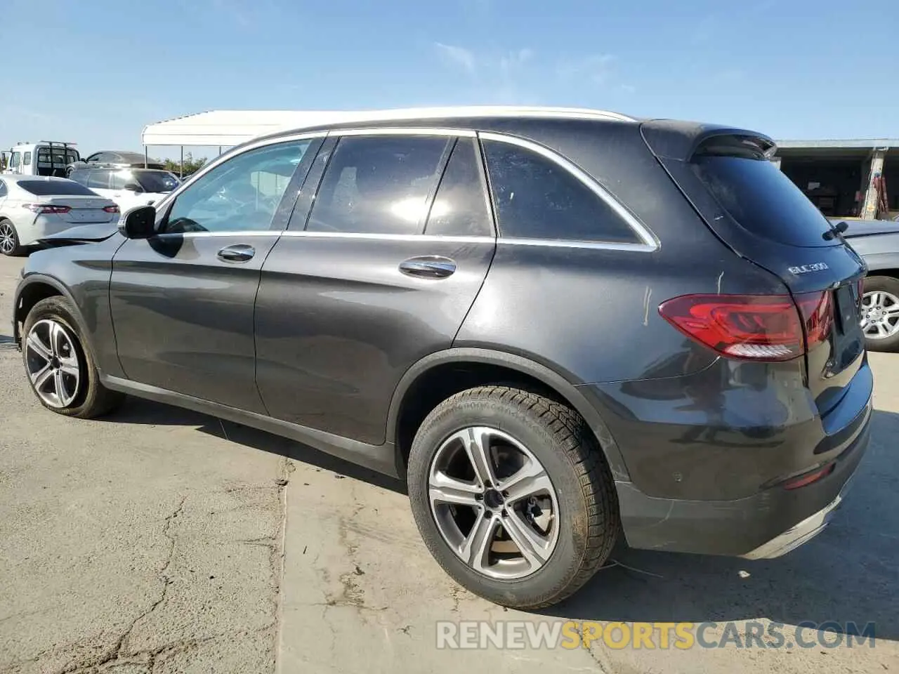 2 Photograph of a damaged car W1N0G8EB9MF907927 MERCEDES-BENZ GLC-CLASS 2021