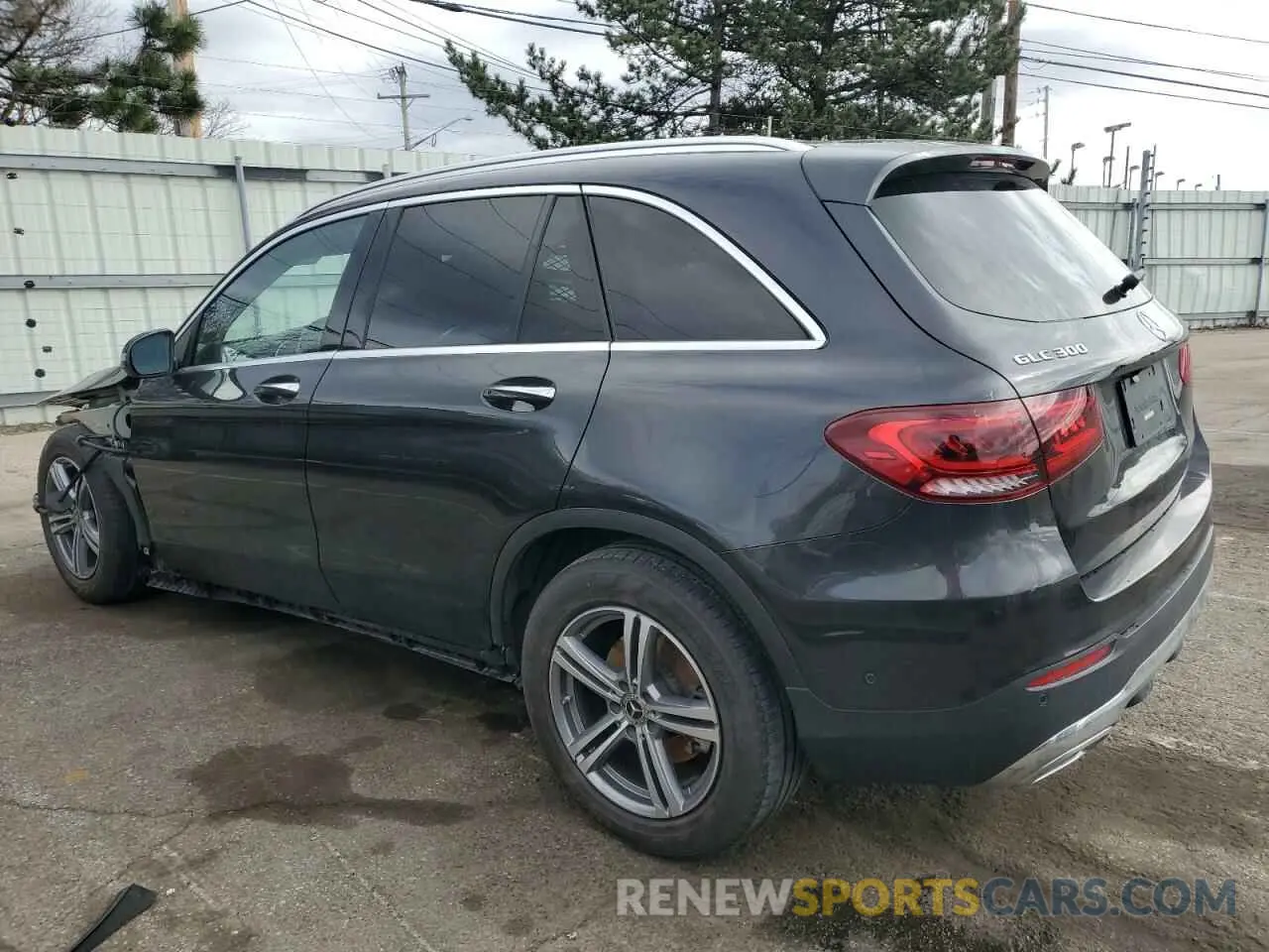 2 Photograph of a damaged car W1N0G8EB9MV282905 MERCEDES-BENZ GLC-CLASS 2021
