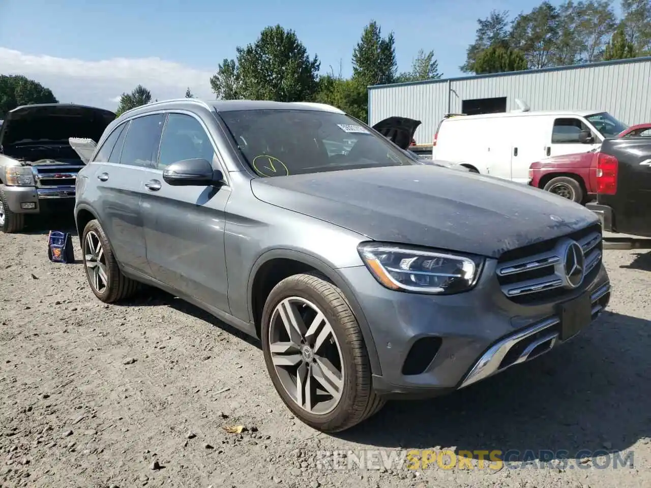 1 Photograph of a damaged car W1N0G8EB9MV301694 MERCEDES-BENZ GLC-CLASS 2021