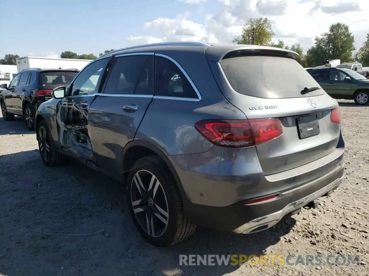 3 Photograph of a damaged car W1N0G8EB9MV301694 MERCEDES-BENZ GLC-CLASS 2021