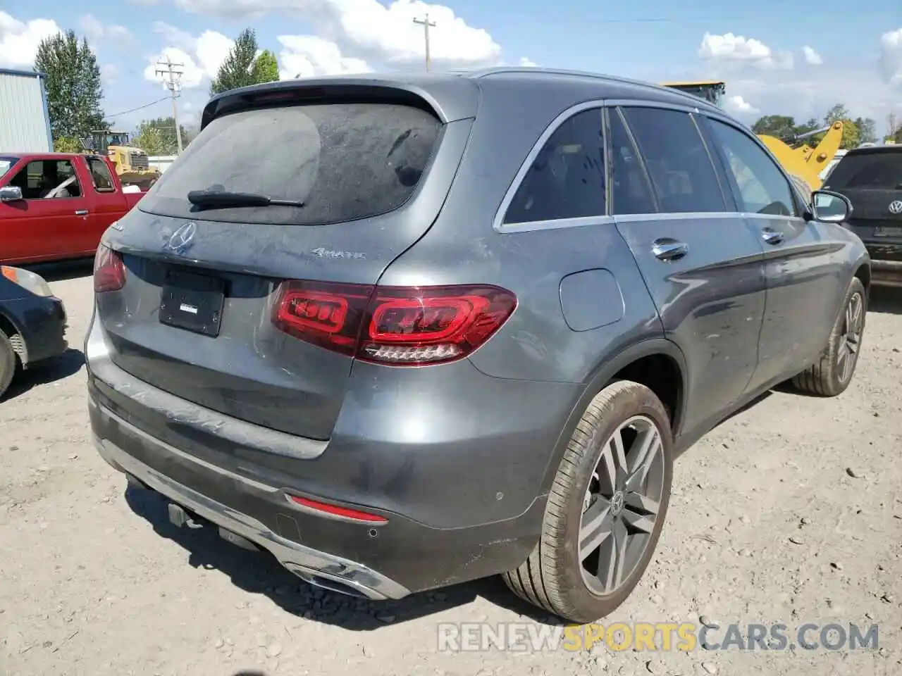 4 Photograph of a damaged car W1N0G8EB9MV301694 MERCEDES-BENZ GLC-CLASS 2021