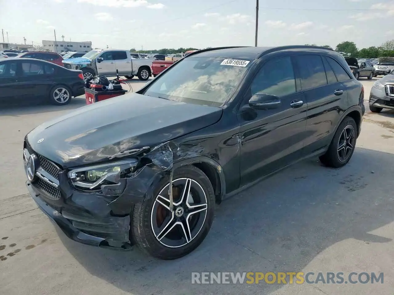 1 Photograph of a damaged car W1N0G8EB9MV315594 MERCEDES-BENZ GLC-CLASS 2021