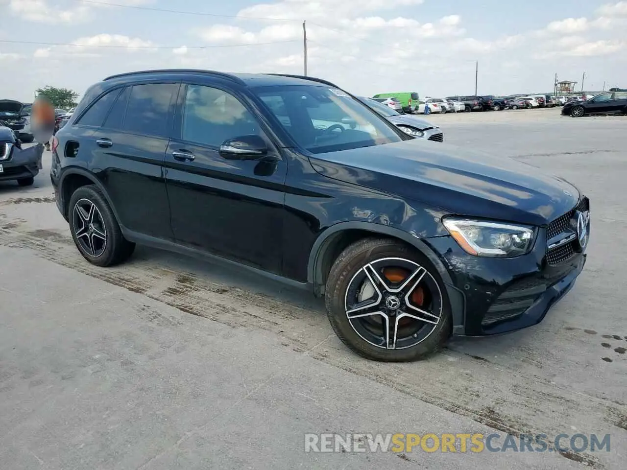 4 Photograph of a damaged car W1N0G8EB9MV315594 MERCEDES-BENZ GLC-CLASS 2021