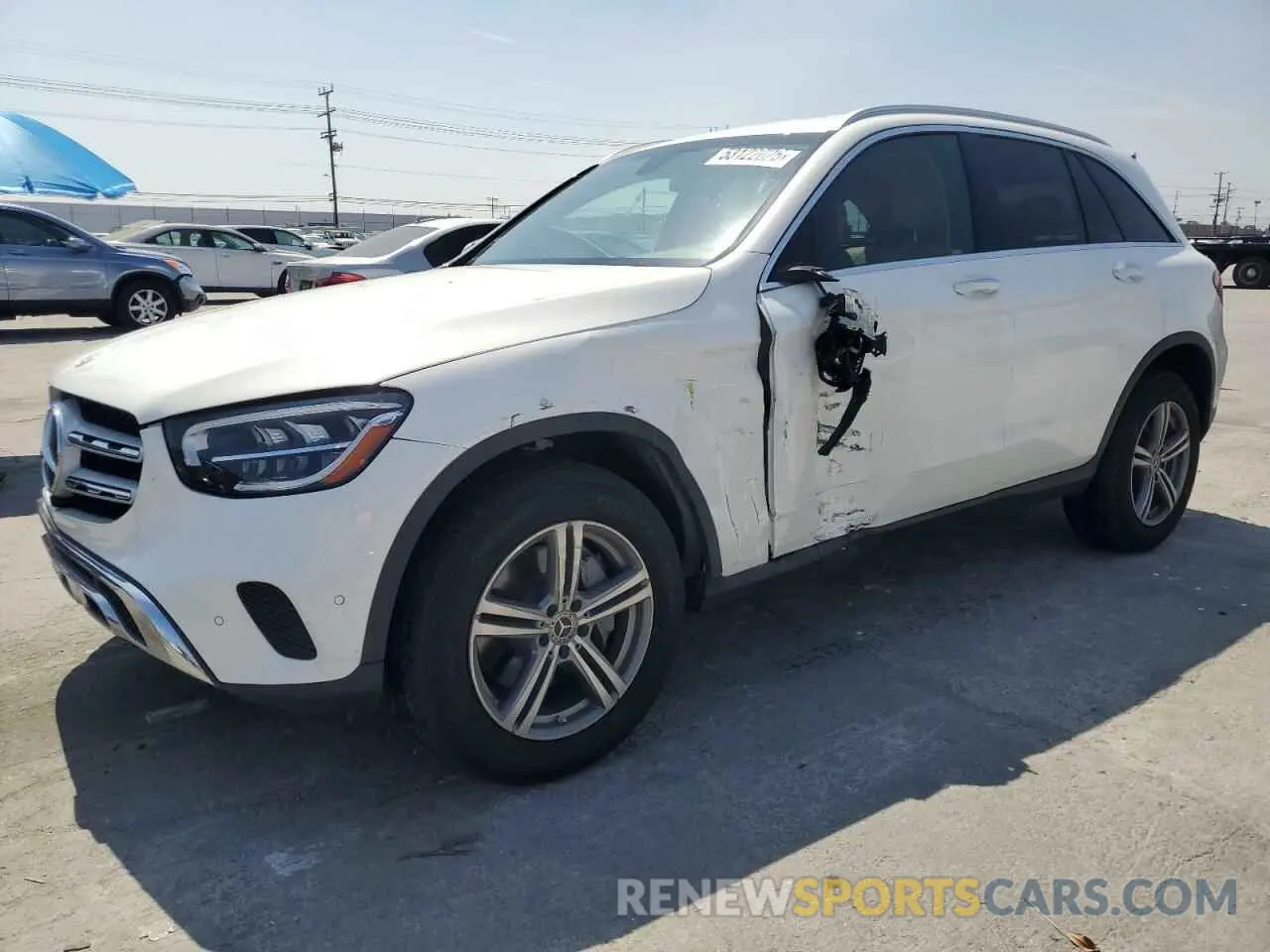 1 Photograph of a damaged car W1N0G8EBXMV307228 MERCEDES-BENZ GLC-CLASS 2021
