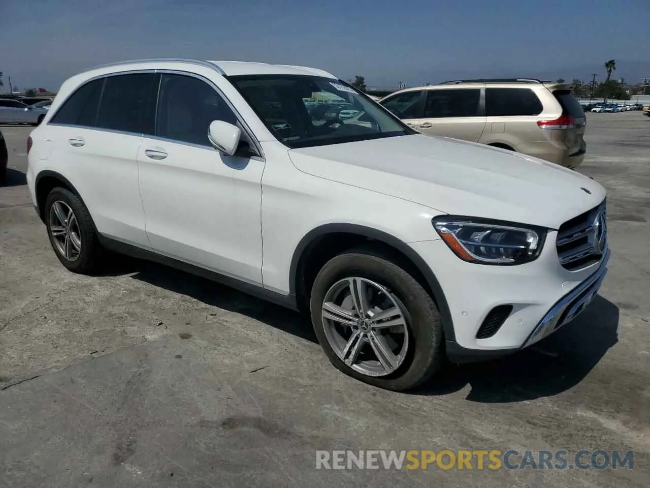 4 Photograph of a damaged car W1N0G8EBXMV307228 MERCEDES-BENZ GLC-CLASS 2021