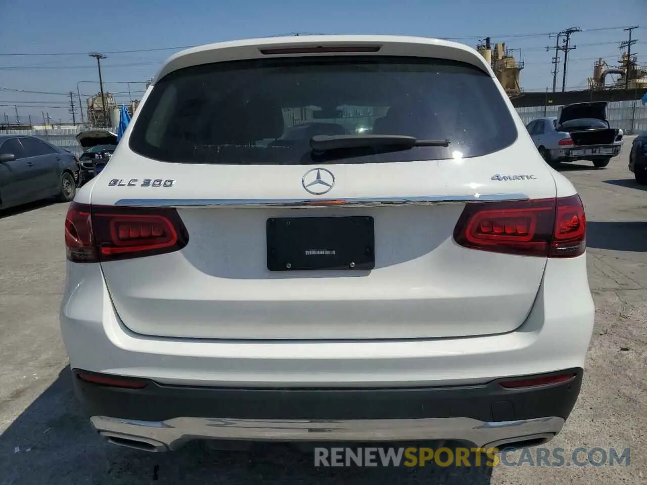 6 Photograph of a damaged car W1N0G8EBXMV307228 MERCEDES-BENZ GLC-CLASS 2021