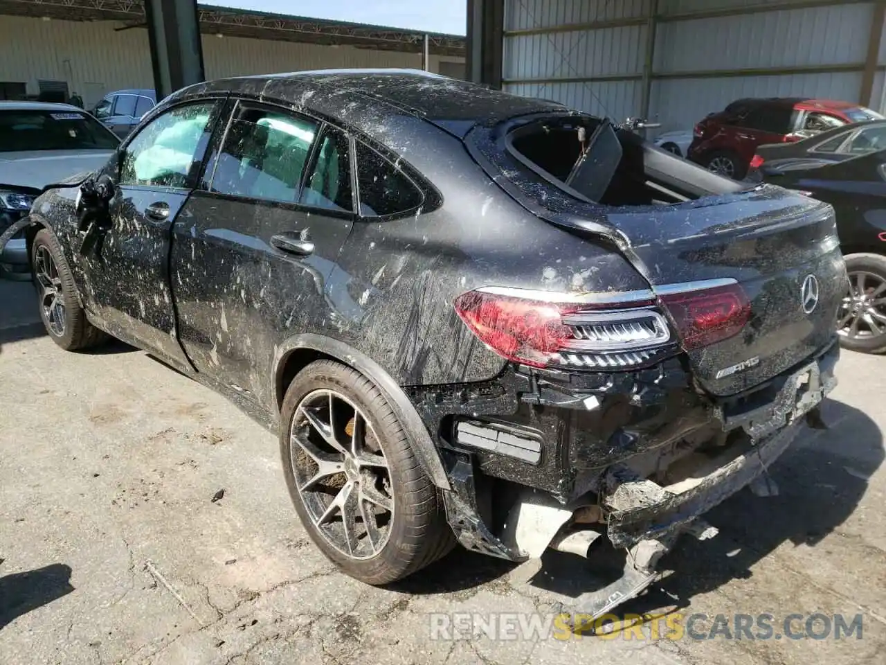 3 Photograph of a damaged car W1N0J6EB8MG012221 MERCEDES-BENZ GLC-CLASS 2021