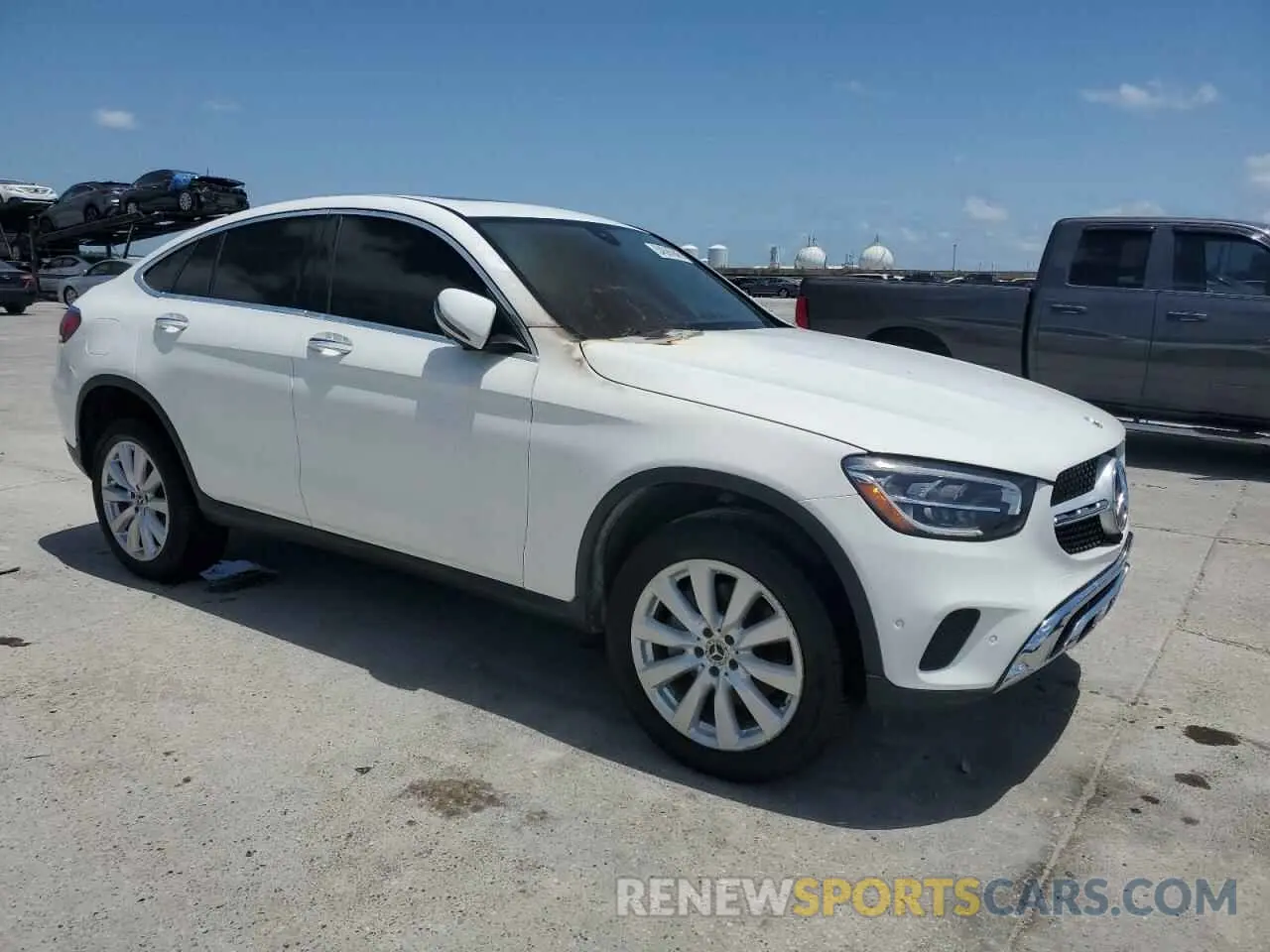 4 Photograph of a damaged car W1N0J8EB5MG005254 MERCEDES-BENZ GLC-CLASS 2021