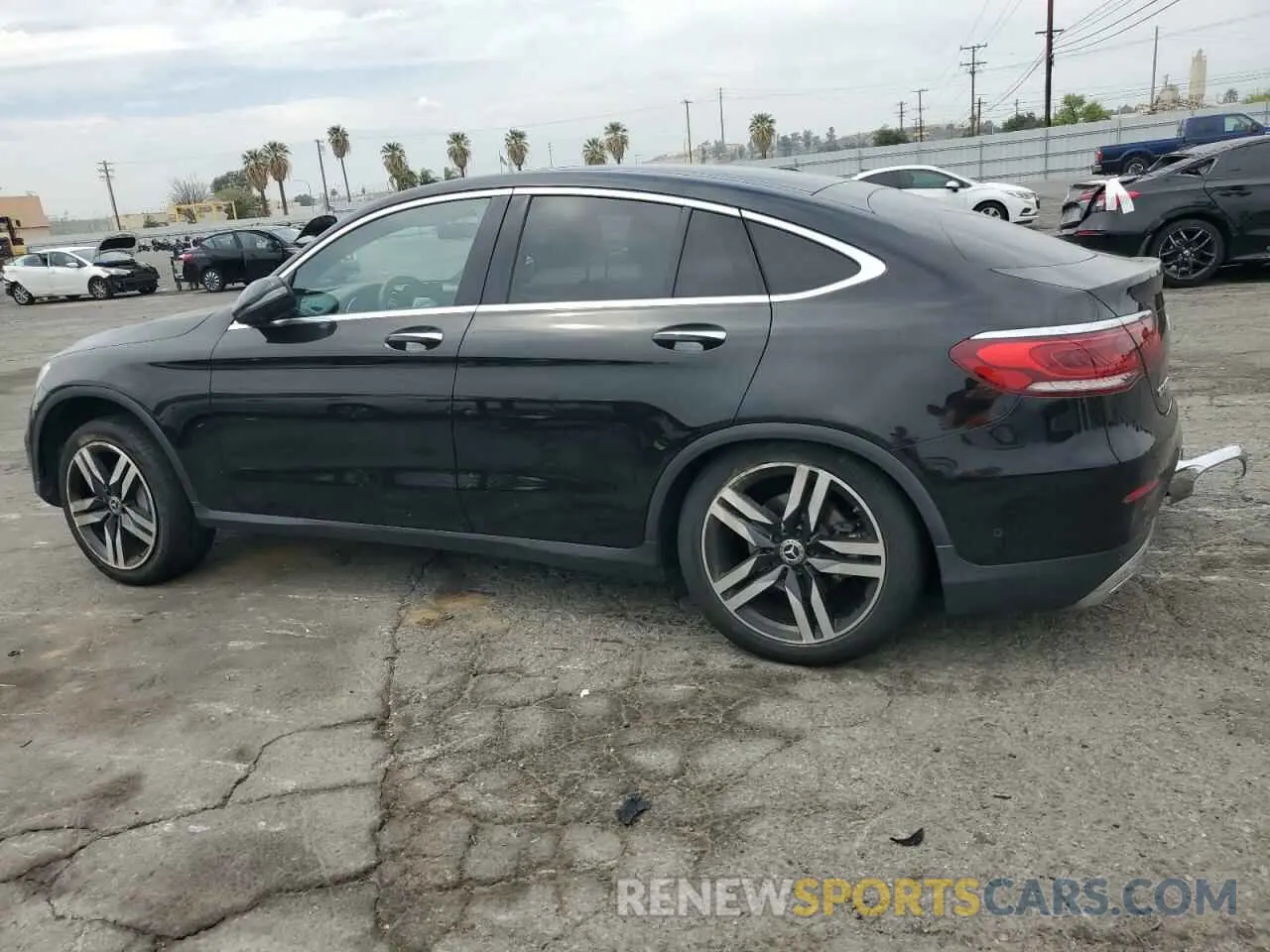 2 Photograph of a damaged car W1N0J8EB8MF892063 MERCEDES-BENZ GLC-CLASS 2021