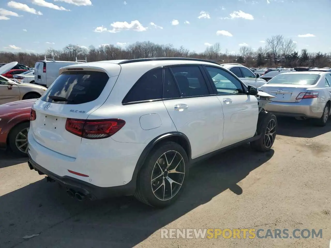 3 Photograph of a damaged car W1N0G6EB1NG047375 MERCEDES-BENZ GLC-CLASS 2022
