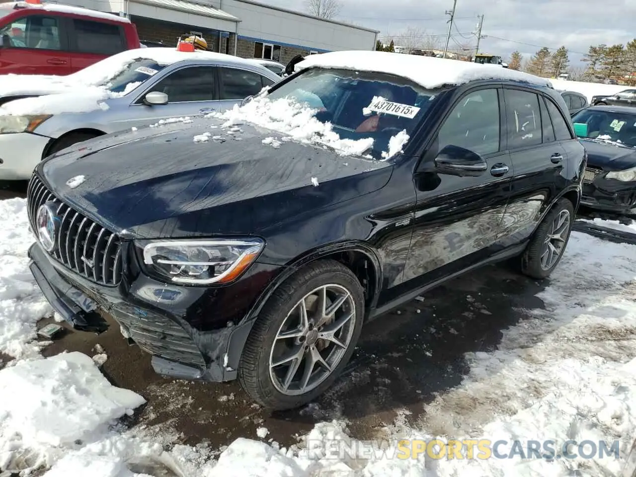 1 Photograph of a damaged car W1N0G6EB2NG083558 MERCEDES-BENZ GLC-CLASS 2022
