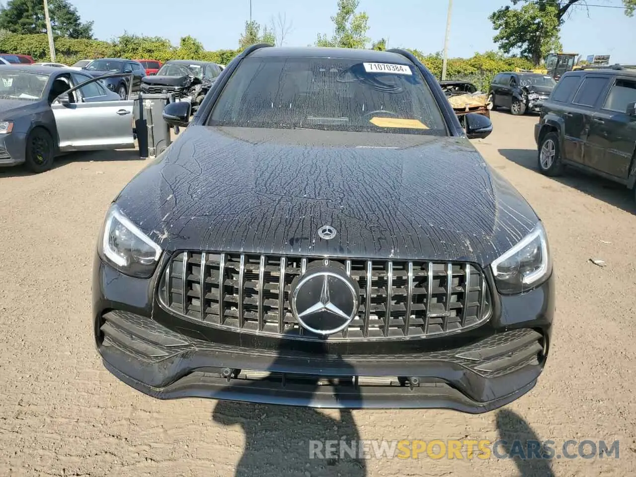 5 Photograph of a damaged car W1N0G6EB4NV370816 MERCEDES-BENZ GLC-CLASS 2022