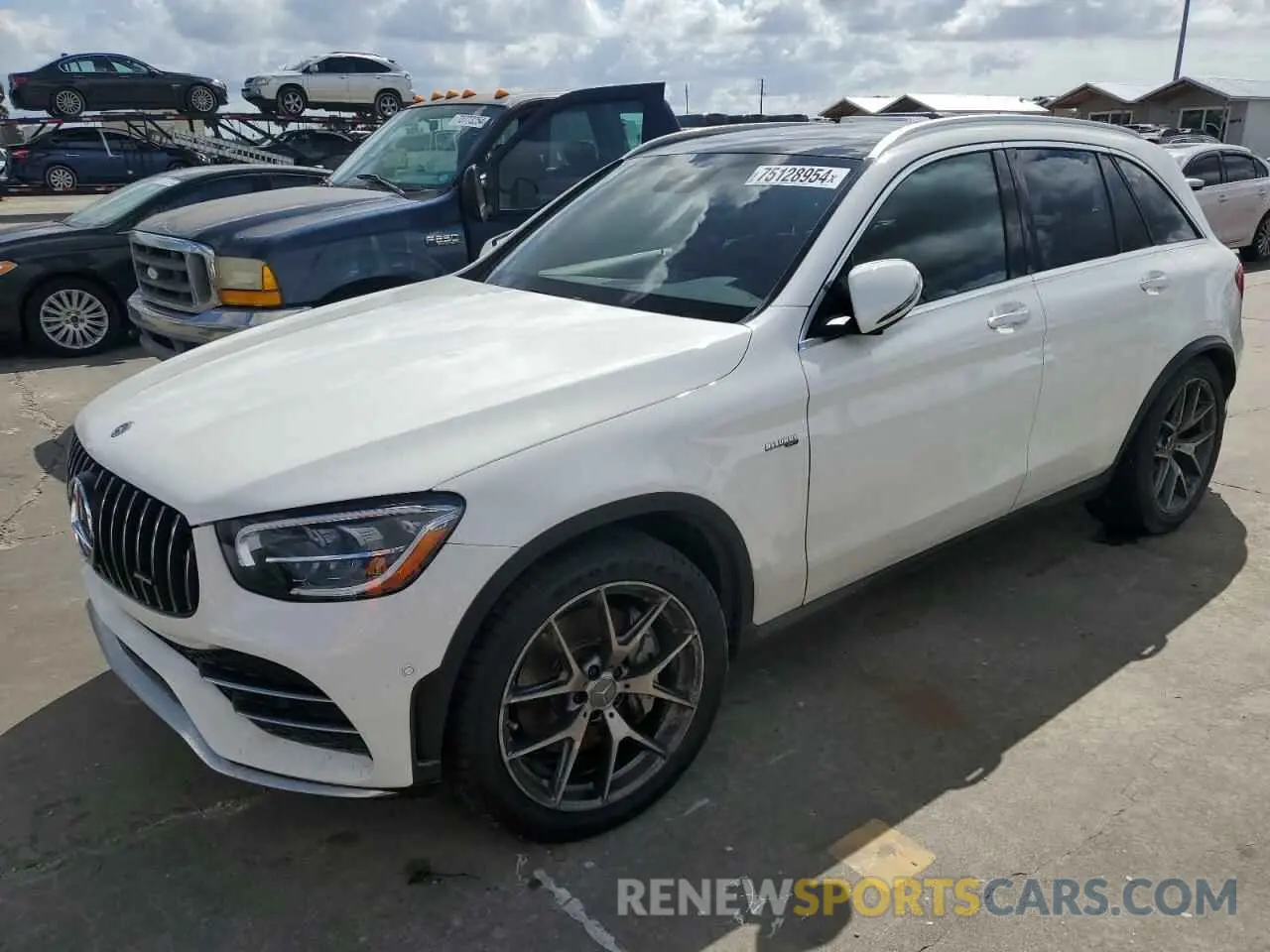 1 Photograph of a damaged car W1N0G6EB7NV397640 MERCEDES-BENZ GLC-CLASS 2022