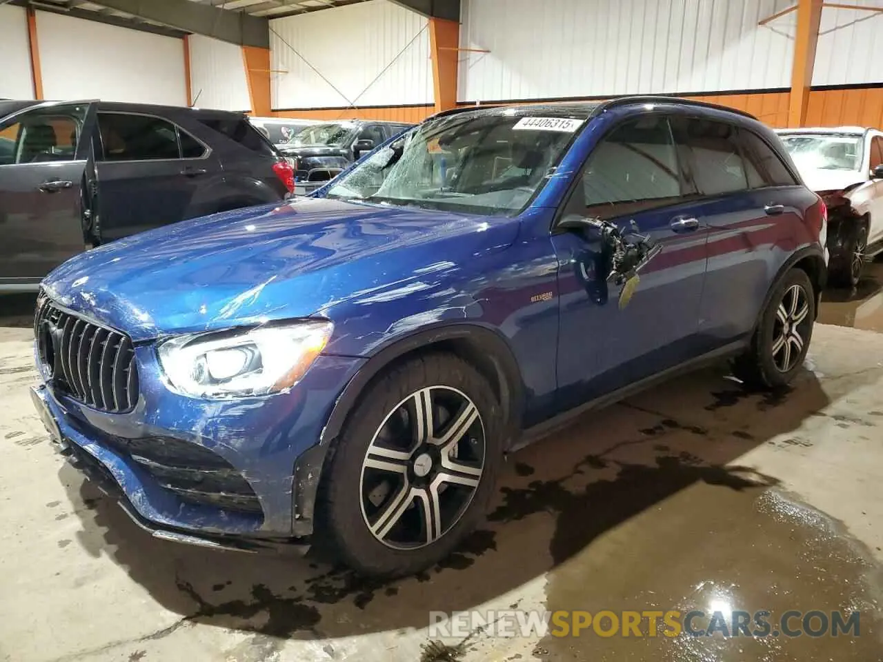 1 Photograph of a damaged car W1N0G6EB8NG033859 MERCEDES-BENZ GLC-CLASS 2022