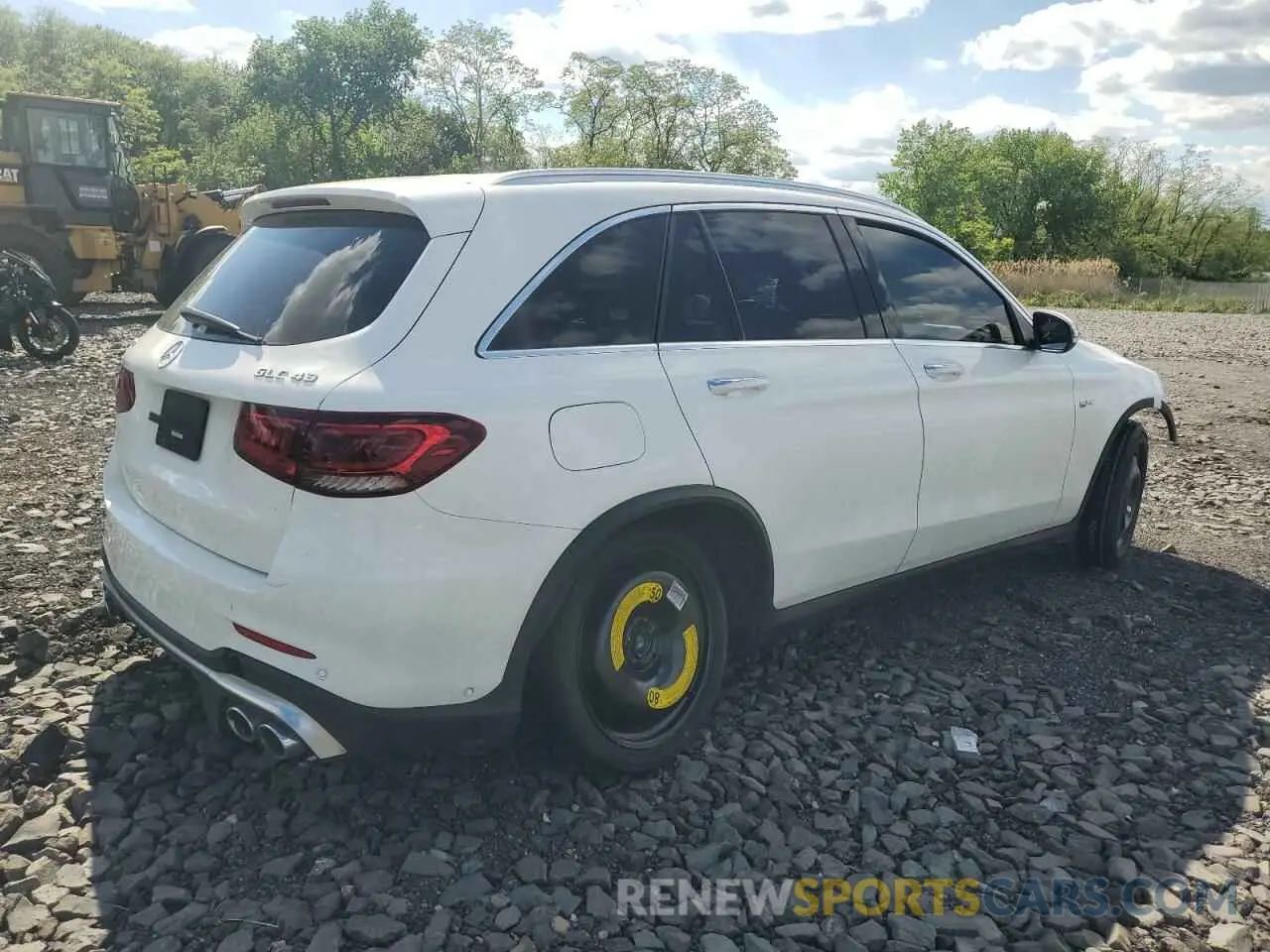3 Photograph of a damaged car W1N0G6EB9NV394299 MERCEDES-BENZ GLC-CLASS 2022