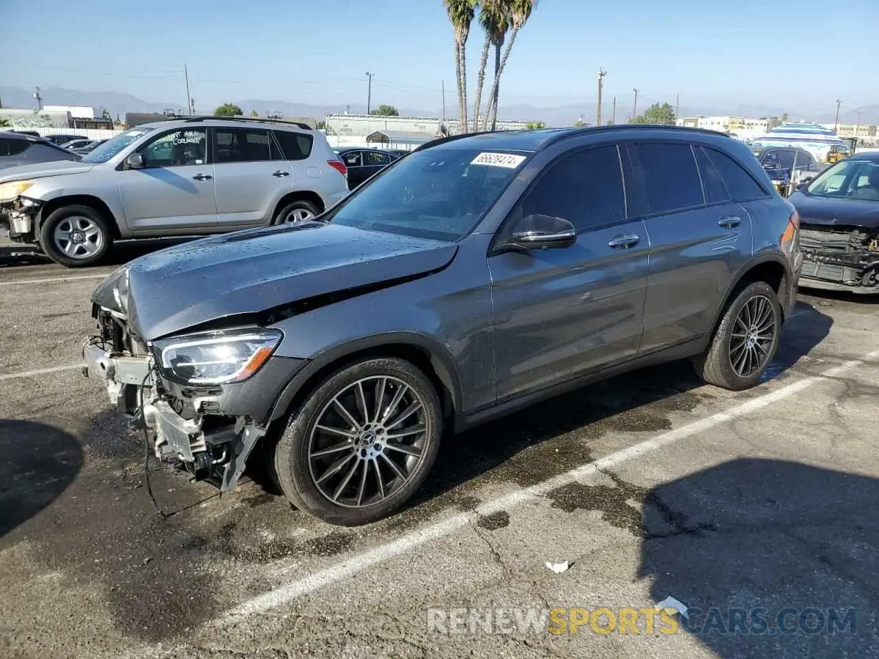 1 Photograph of a damaged car W1N0G8DB0NV361169 MERCEDES-BENZ GLC-CLASS 2022