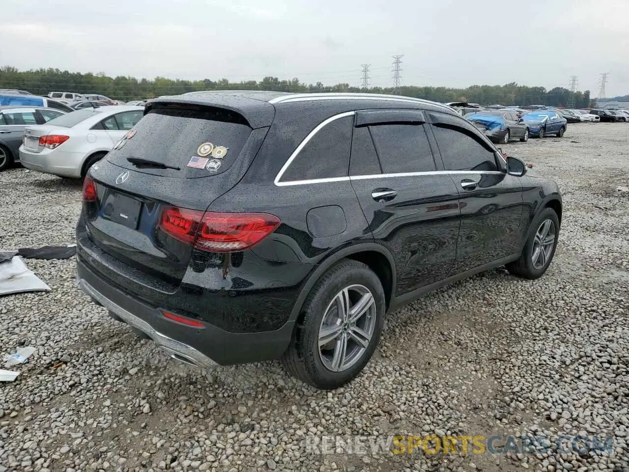 3 Photograph of a damaged car W1N0G8DB2NG042716 MERCEDES-BENZ GLC-CLASS 2022
