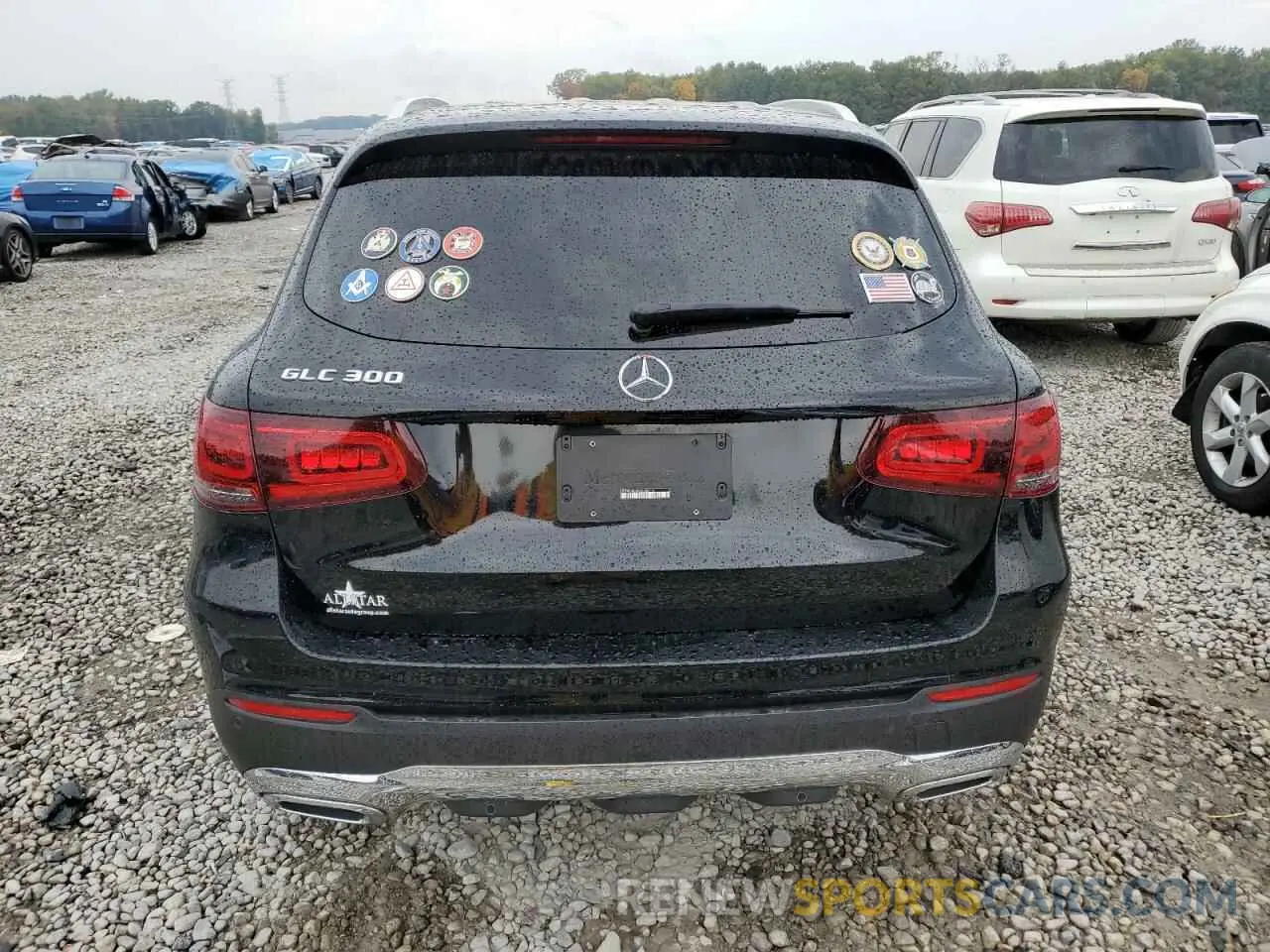 6 Photograph of a damaged car W1N0G8DB2NG042716 MERCEDES-BENZ GLC-CLASS 2022