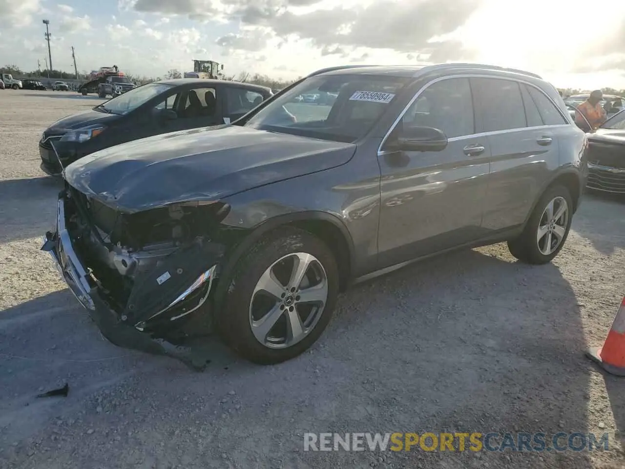 1 Photograph of a damaged car W1N0G8DB2NV351081 MERCEDES-BENZ GLC-CLASS 2022