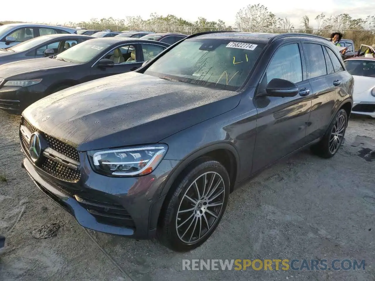 1 Photograph of a damaged car W1N0G8DB3NG090502 MERCEDES-BENZ GLC-CLASS 2022