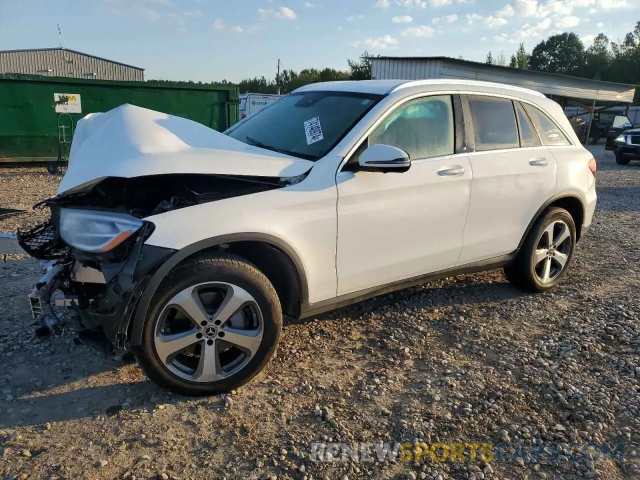 1 Photograph of a damaged car W1N0G8DB3NG096705 MERCEDES-BENZ GLC-CLASS 2022