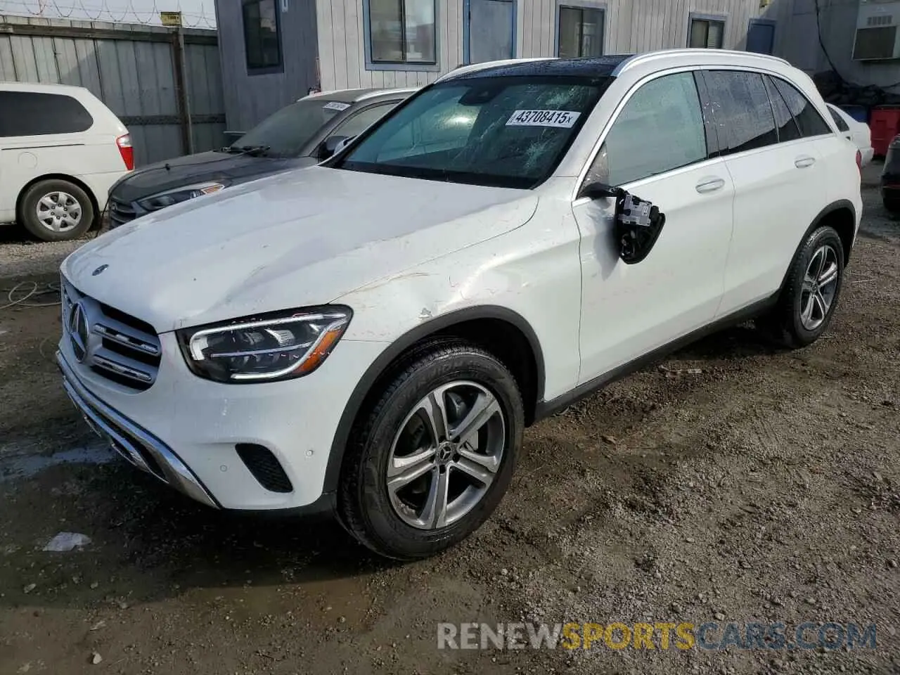 1 Photograph of a damaged car W1N0G8DB3NV387409 MERCEDES-BENZ GLC-CLASS 2022